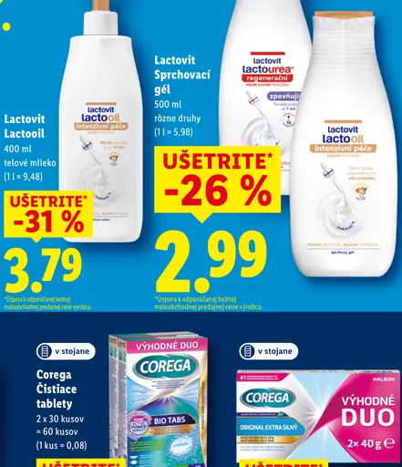 Lactovit Sprchovací gél