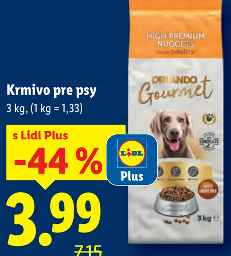 Orlando Gourmet krmivo pre psy High Premium Nuggets