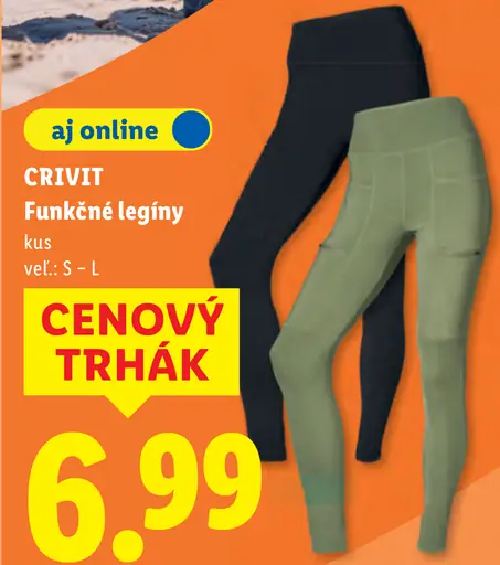 Crivit Dámske funkčné bežecké legíny