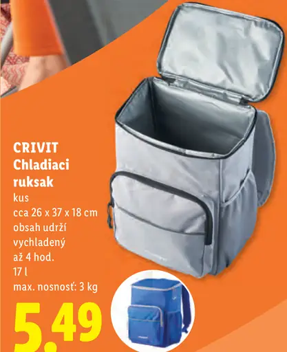 Crivit Chladiaci ruksak