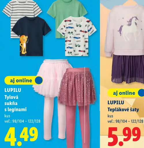 Lupilu Tylová sukňa s legínami