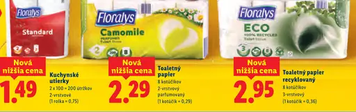 Floravys Standard Kuchynské utierky