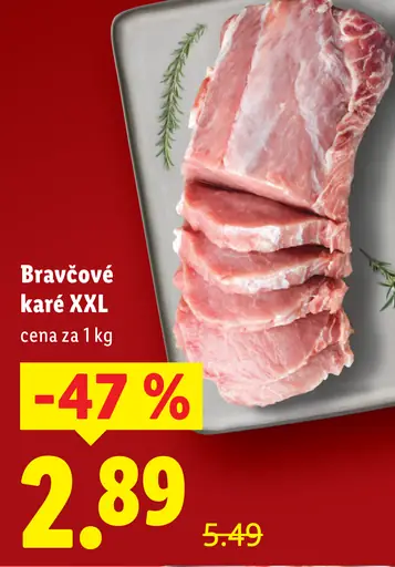 Bravčové karé XXL