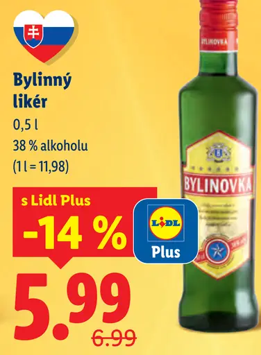 Bylinovka bylinný likér