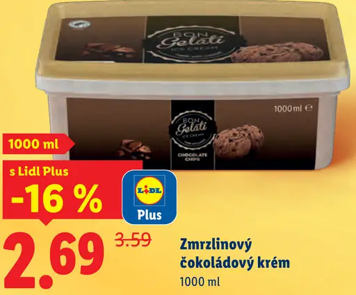 Bon Gelati Zmrzlinový krém čokoládový