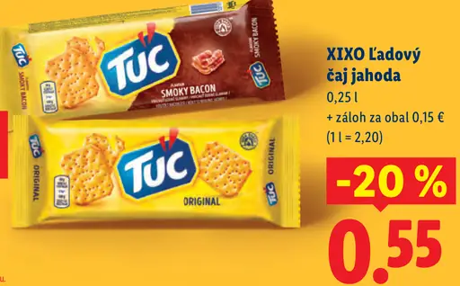 Ľadový čaj jahoda