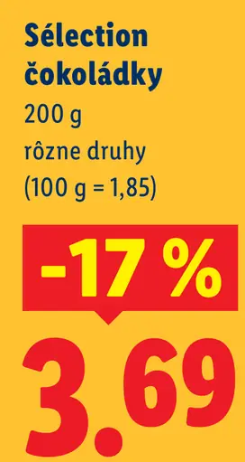 J.D. Gross Sélection čokoládky, rôzne druhy