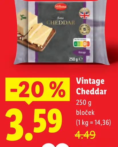 Milbona Vintage Cheddar