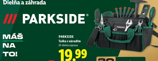 Parkside Taška s náradím