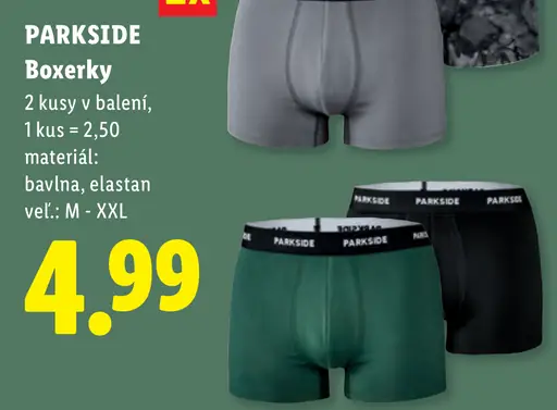 Parkside Pánske boxerky