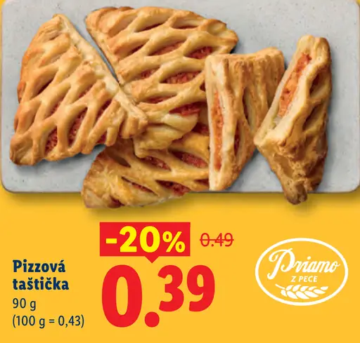 Prima pizzová taštička