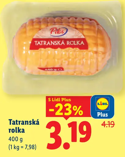 Pilos Tatranská rolka