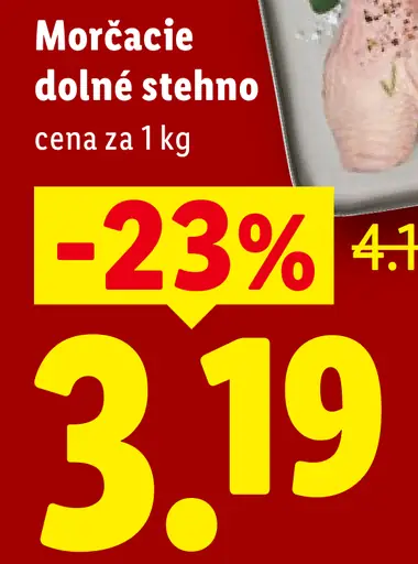Morčacie dolné stehno