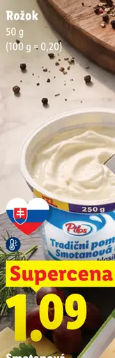 Pilos Tradičná pomazánková smotanová nátierka, rôzne druhy