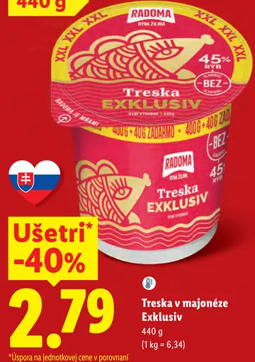 Radoma Treska v majonéze Exkluziv