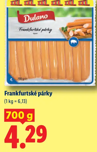 Dulano Frankfurtské párky