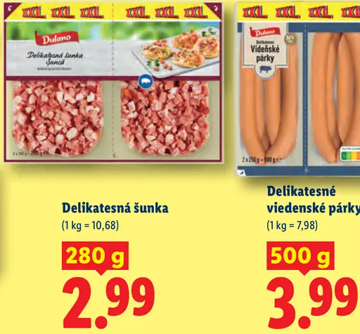 Dulano Delikatesní viedenské párky