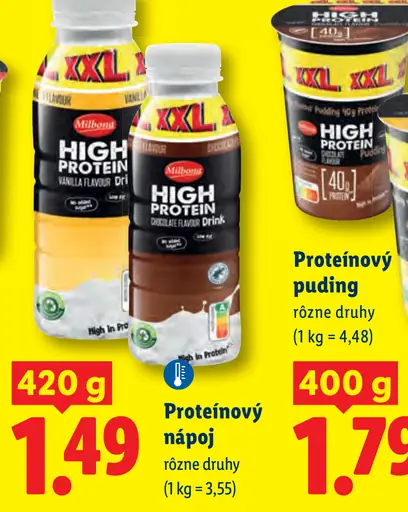 Milbona Proteínový nápoj