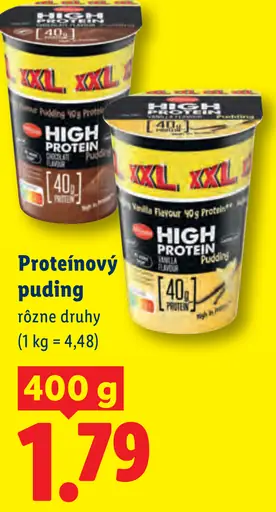 Pilos Proteínový puding so smotanou
