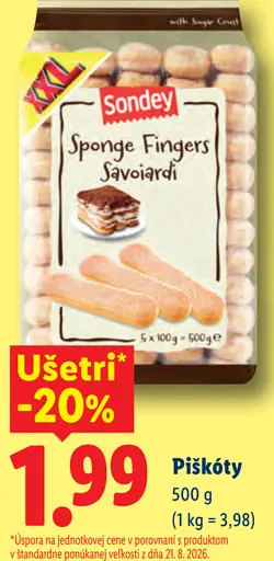 Sondey piškóty