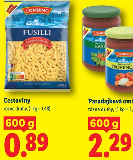 Combino Fusilli cestoviny