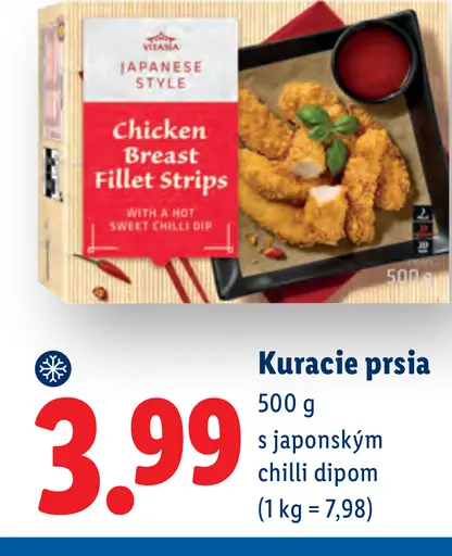 Vitasia Kuracie prsia s japonským chilli dipom