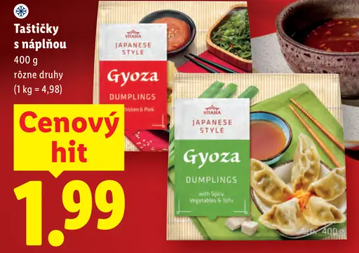 Vitasia Taštičky s náplňou – rôzne druhy