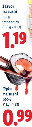 Vitasia zázvor na sushi