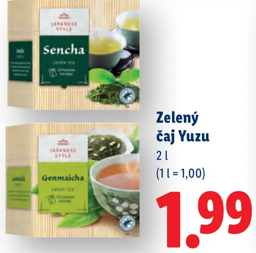 VitAsia Zelený čaj Yuzu