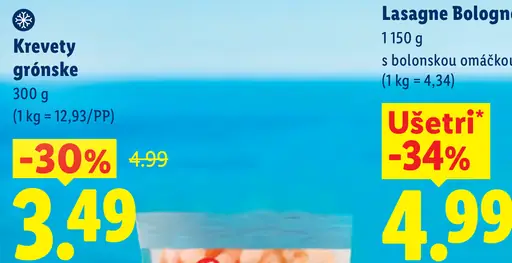 Ocean Sea Krevety grónske