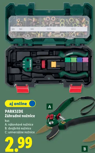 Parkside záhradné nožnice A