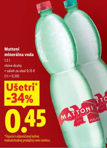 Mattoni Minerálna voda