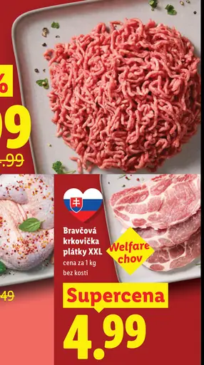 Bravčová krkovička plátky XXL bez kosti