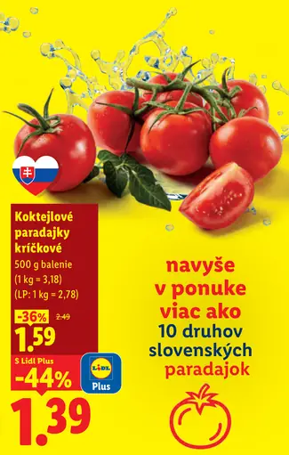 Kokteilové paradajky kríčkové