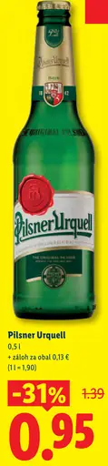 Pilsner Urquell pivo