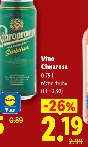 Staropramen Smíchov 10° pivo plechovka
