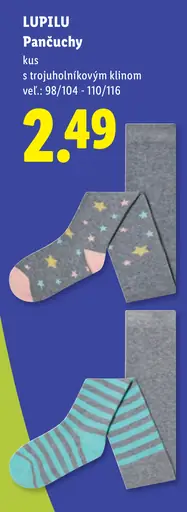 Lupilu ponožky s trojuholníkovým klinom