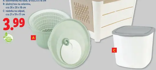 Livarno Home odstredivka na šalát