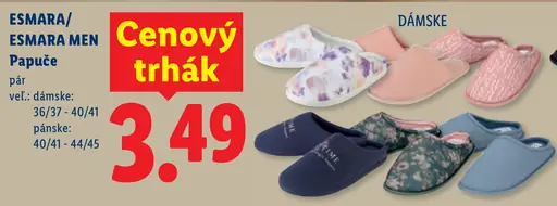 ESMARA dámske papuče