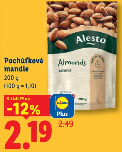 Alesto Pochúťkové mandle