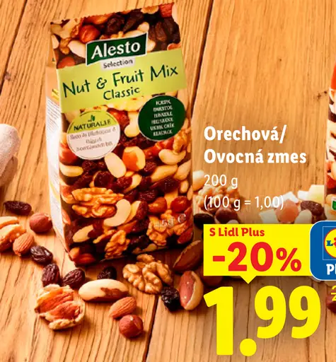Alesto Orechová/ovocná zmes Classic