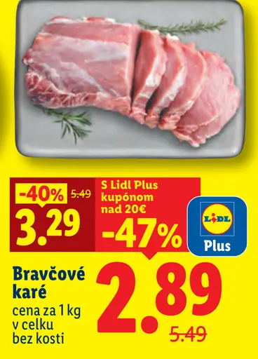 Bravčové karé v celku bez kosti