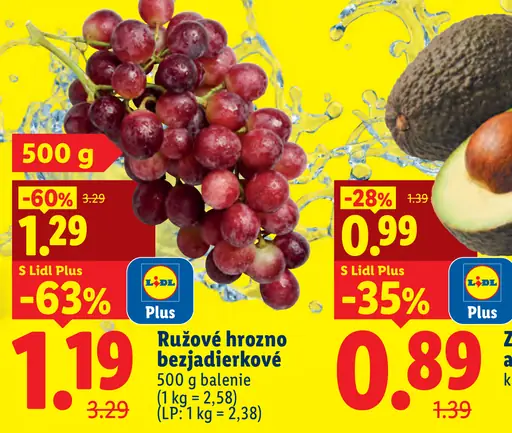 Ružové hrozno bezjadierkové