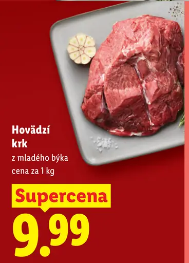 Hovädzí krk z mladého býka