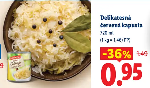Freshona delikatesná červená kapusta