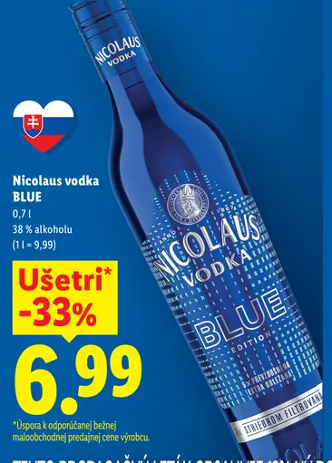 Nicolaus Vodka BLUE