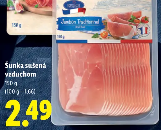 French Style Šunka sušená vzduchom
