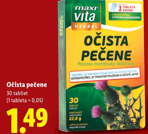 Maxi Vita Herbal Očista pečene