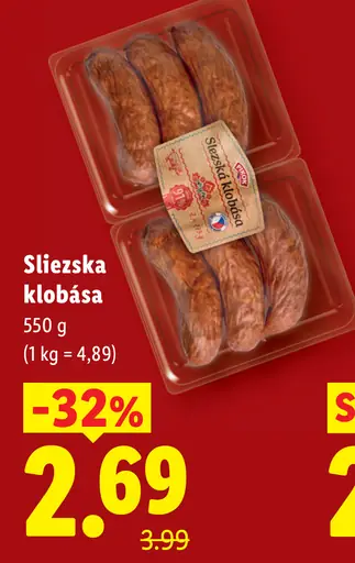Pikok Sliezska klobása