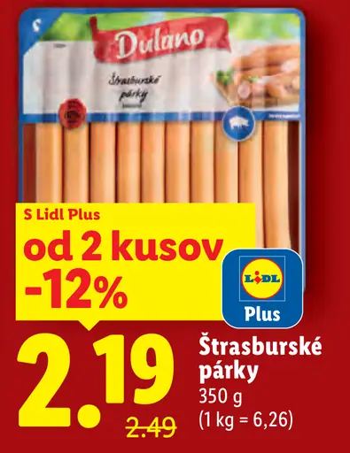 Dulano Štrasburské párky